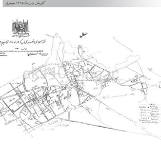 نقشه کرمان سال 1315