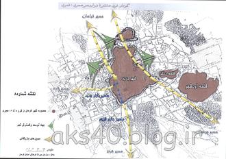 نقشه کرمان سال 800 تا 1200