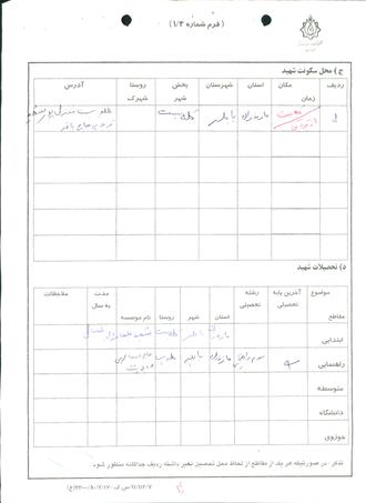 شهید جعفر نژاد اصغر کله بستی