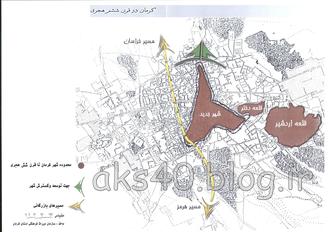 نقشه کرمان سال 600