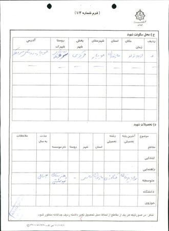 شهید عبدالعلی صمدی سروکلایی