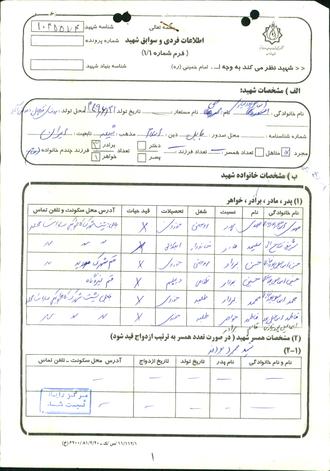 شهید علی اسماعیل پور نیازی