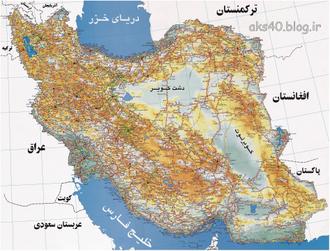 نقشه راه های ایران