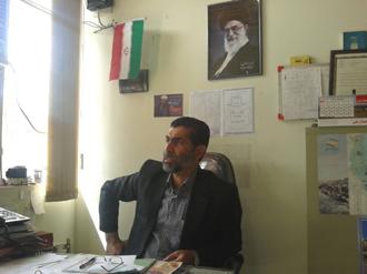 علی باقرپور رئیس شورای سالامی چاپارخانه