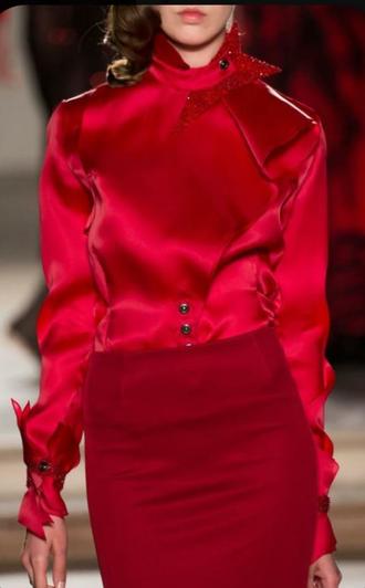 رنگ قرمز طراحی لباس آموزشگاه مقتدری