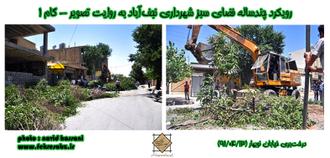 رویکرد واحد فضای سبز شهرداری نجف آباد