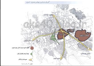 نقشه کرمان سال 400