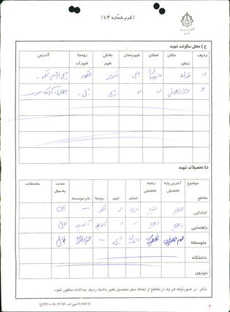 شهید ولی الله اسماعیل پور لنگوری