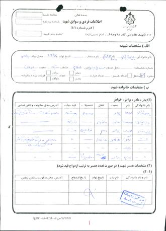 شهید محمدکاظم یحیی تبار آرمیچی