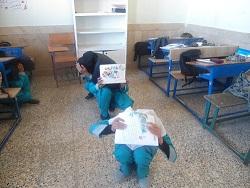 مانور زلزله :: شورای دانش آموزی دبستان شهید صدوقی