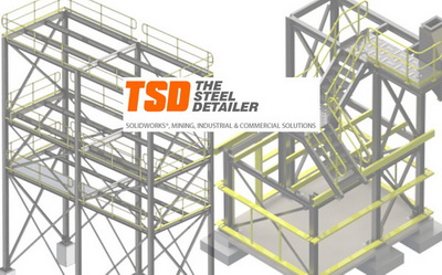 دانلود اد این سالیدورک - TDS Steel detailer