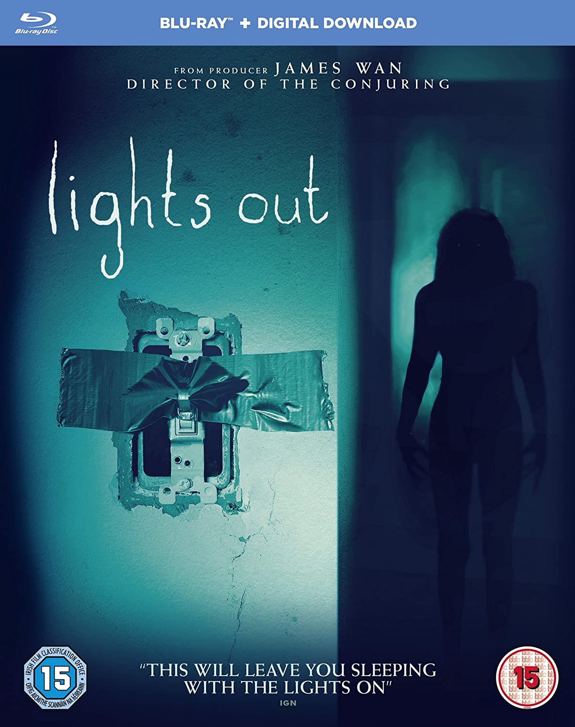 Lights Out (2016) 480p BRRip x264 ESubs ORG [Dual Audio] [Hindi Or English] [260MB] Full Hollywood Movie Hindi