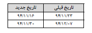 tarikhe azmoon taghir shode