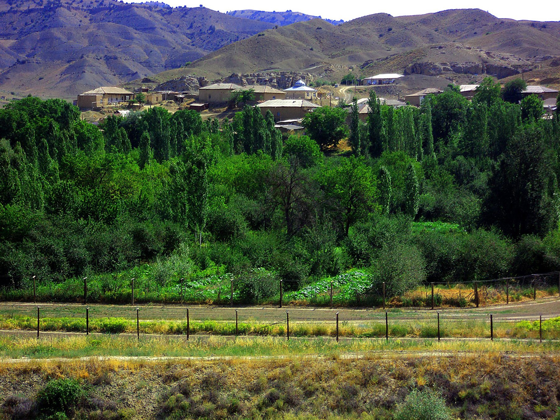 روستای داینه ترکمنستان - مرز