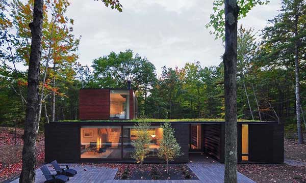طراحی مدرن خانه که با محیط زیست سازگار است