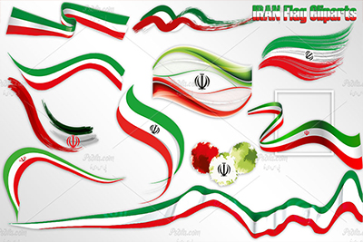 دانلود فایل PNG پرچم های کشور جمهوری اسلامی ایران
