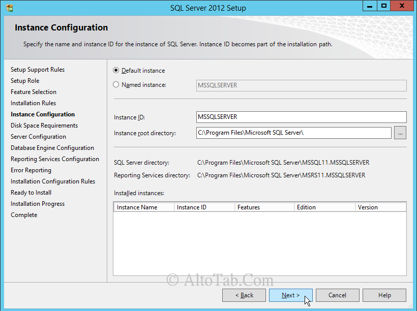 SQL Installation