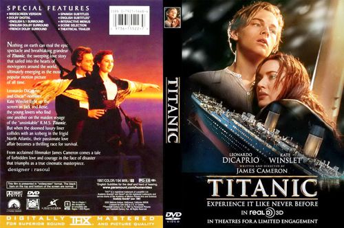 کاور فیلم Titanic 1997