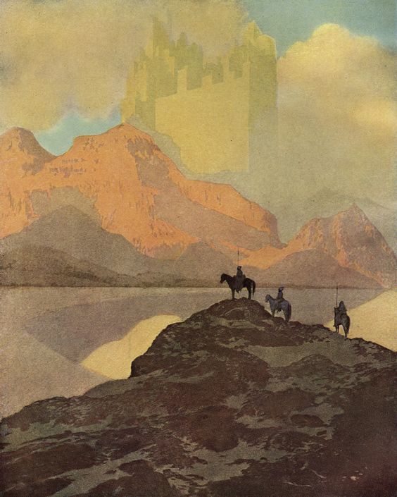 City of Brass Illustration by Maxfield Parrish