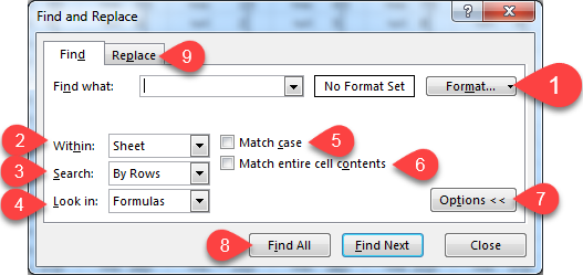 find excel