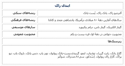 آشنایی با موسیقی راک