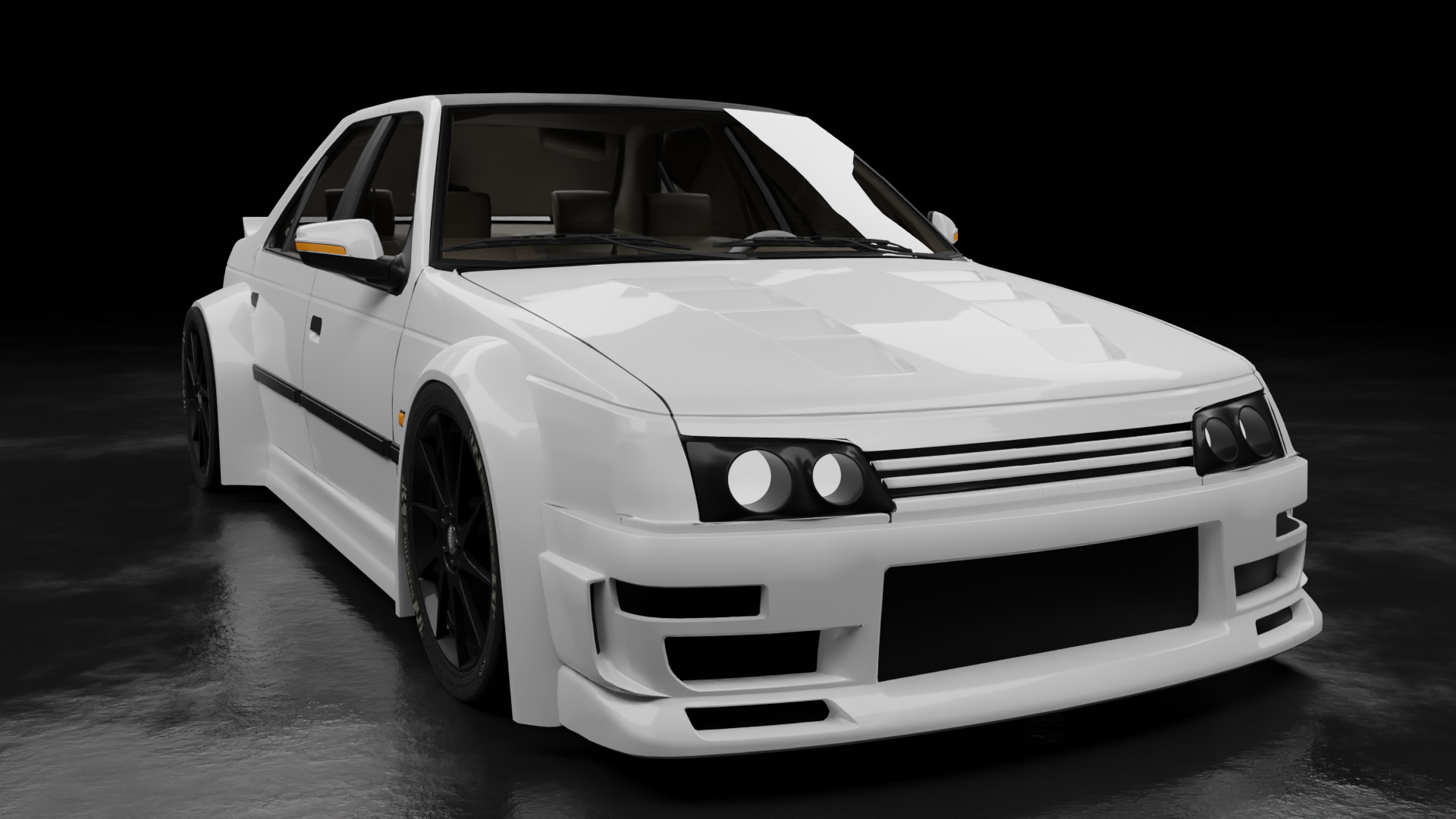 3D model peugeot 405 tuning