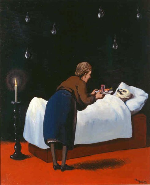 سِرو کردن آتش - رنه ماگریت - The Serving of Fire - Rene Magritte