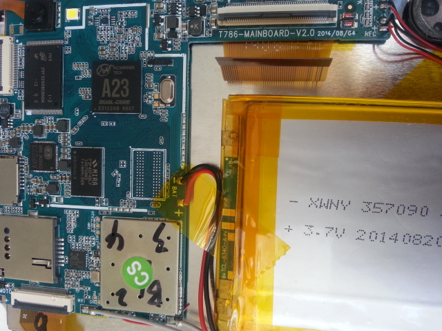 رام تبلت چینی T736-MAINBOARD-V2.1