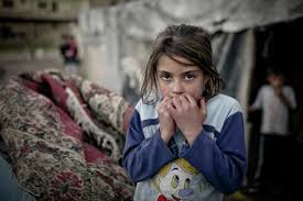 دخترک آواره سوری