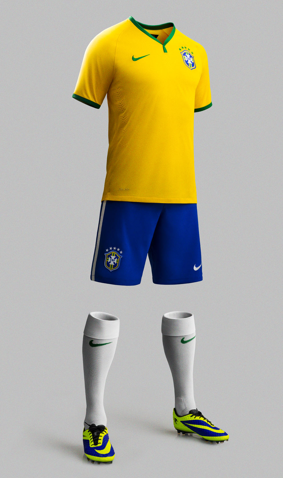 Brazil national hot sale team uniform