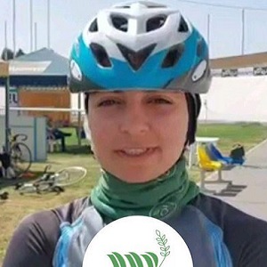 / لیلا حیدری نخستین دارنده مدال طلای تاریخ دوچرخه سواری قهرمان آسیا