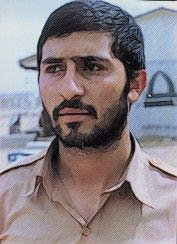 شهید محمد قربانی،فرمانده توپخانه 105 میلیمتری،لشگر14 امام حسین(ع)