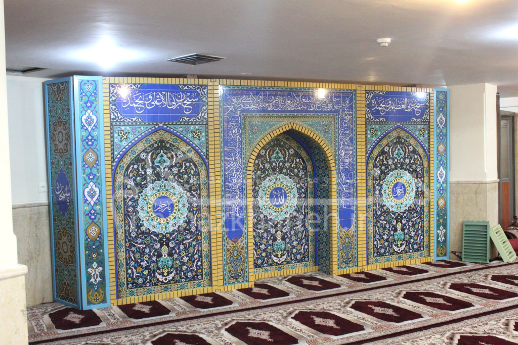 محراب چوبی و پیش ساخته