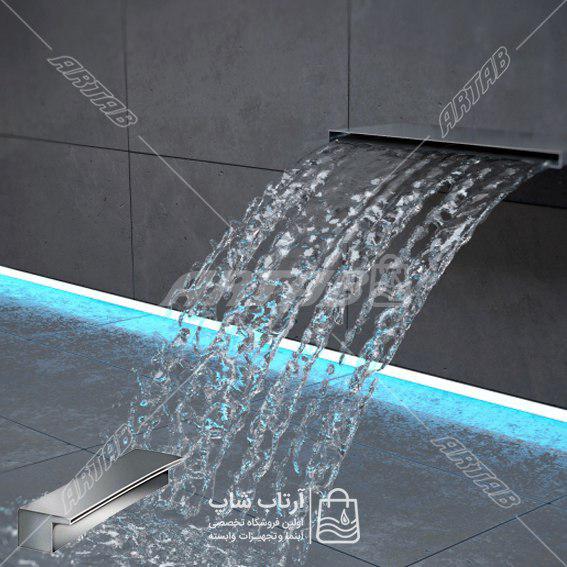 ساخت و طراحی نازل های شوتر آب در دیواره استخر 
