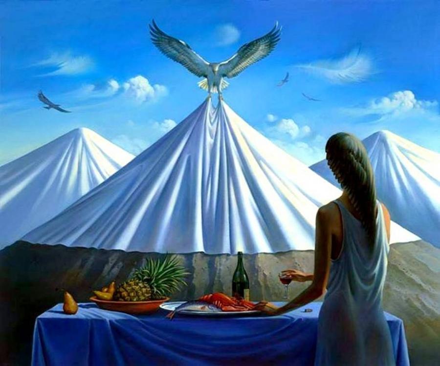 Vladimir Kush Metaphorical Realism Paintings