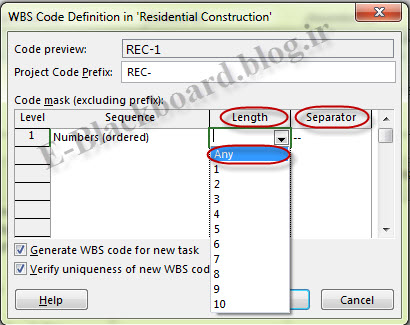 WBS Defenition Code 2