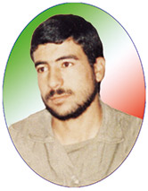 شهید ناصر بیدارم گرگابی فرمانده گردان ،گروه توپخانه 15 خرداد