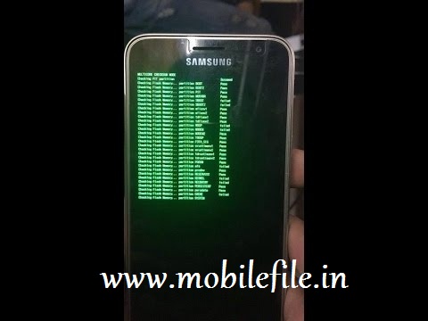 حل مشکل ارور checksum گوشی سامسونگ