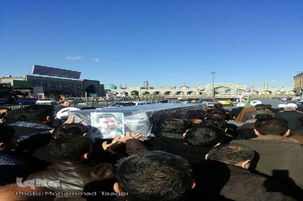 مراسم تشییع پیکر حمیدرضا عباسی در مشهد آغاز شد
