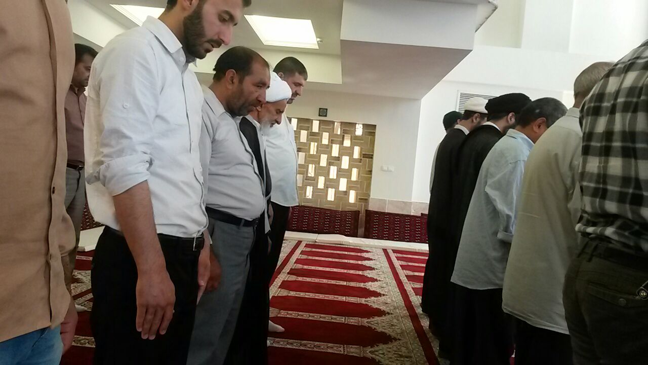 حضورآیت الله کاردان در مسجد امام خمینی