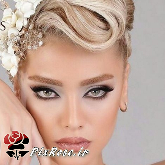 مدل آرایش زیبای عروس ایرانی