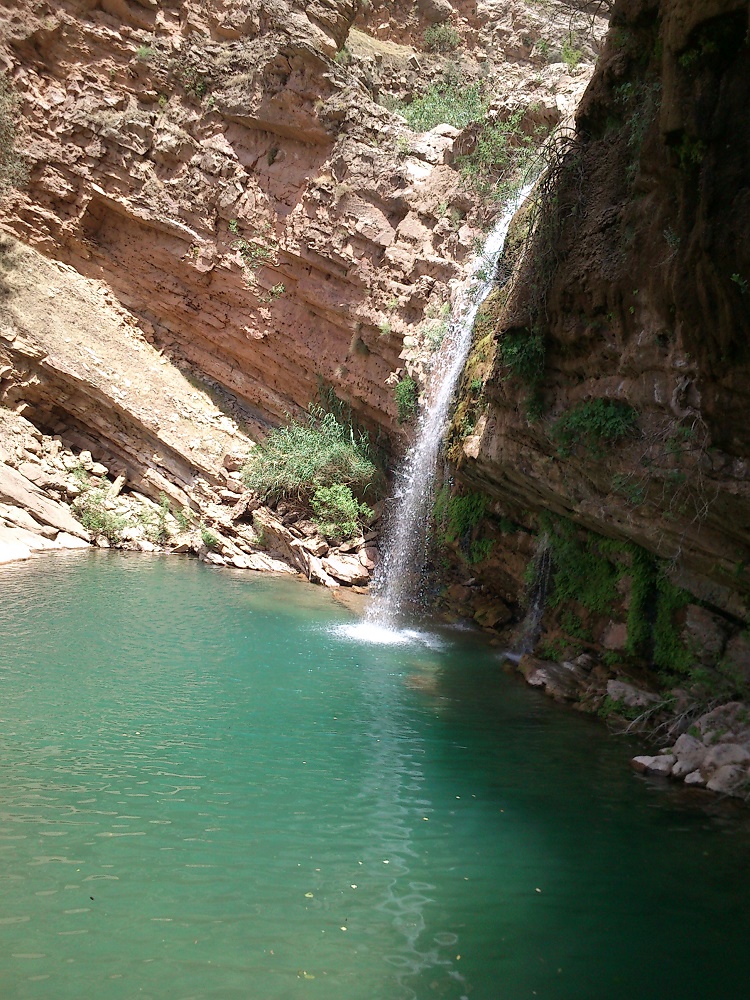 برنامه آبشار شوی گروه کوهپیمایی رویش دزفول1خرداد94 آبشار سنگ مار