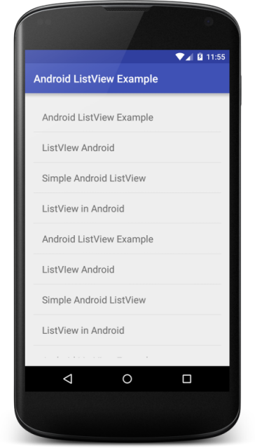 listview در اندروید