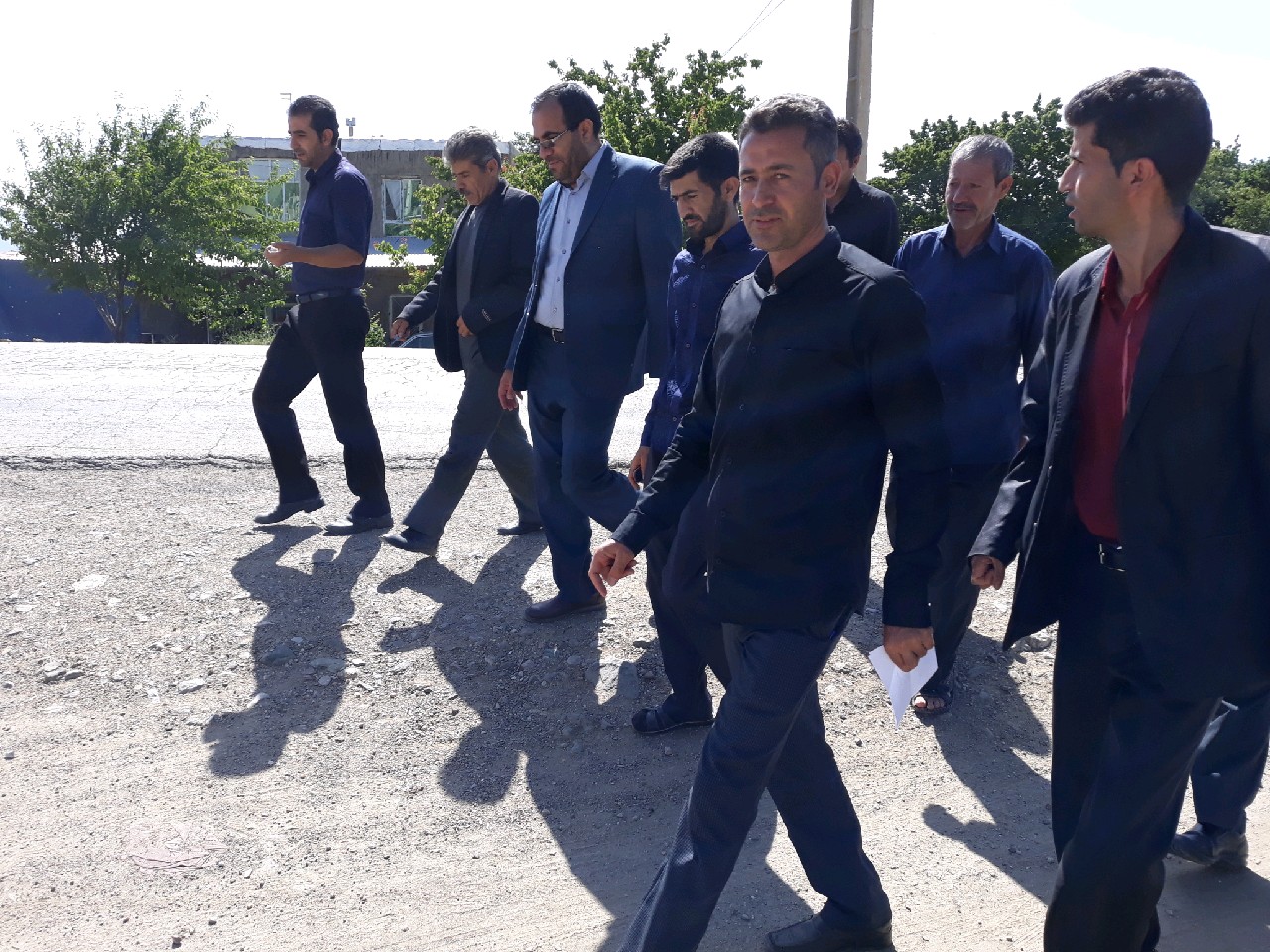 حضور بخشدار محترم مرکزی در جمع اهالی روستای پیرملو
