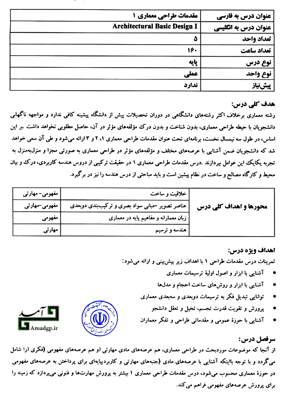 مقدمات طراحی معماری1