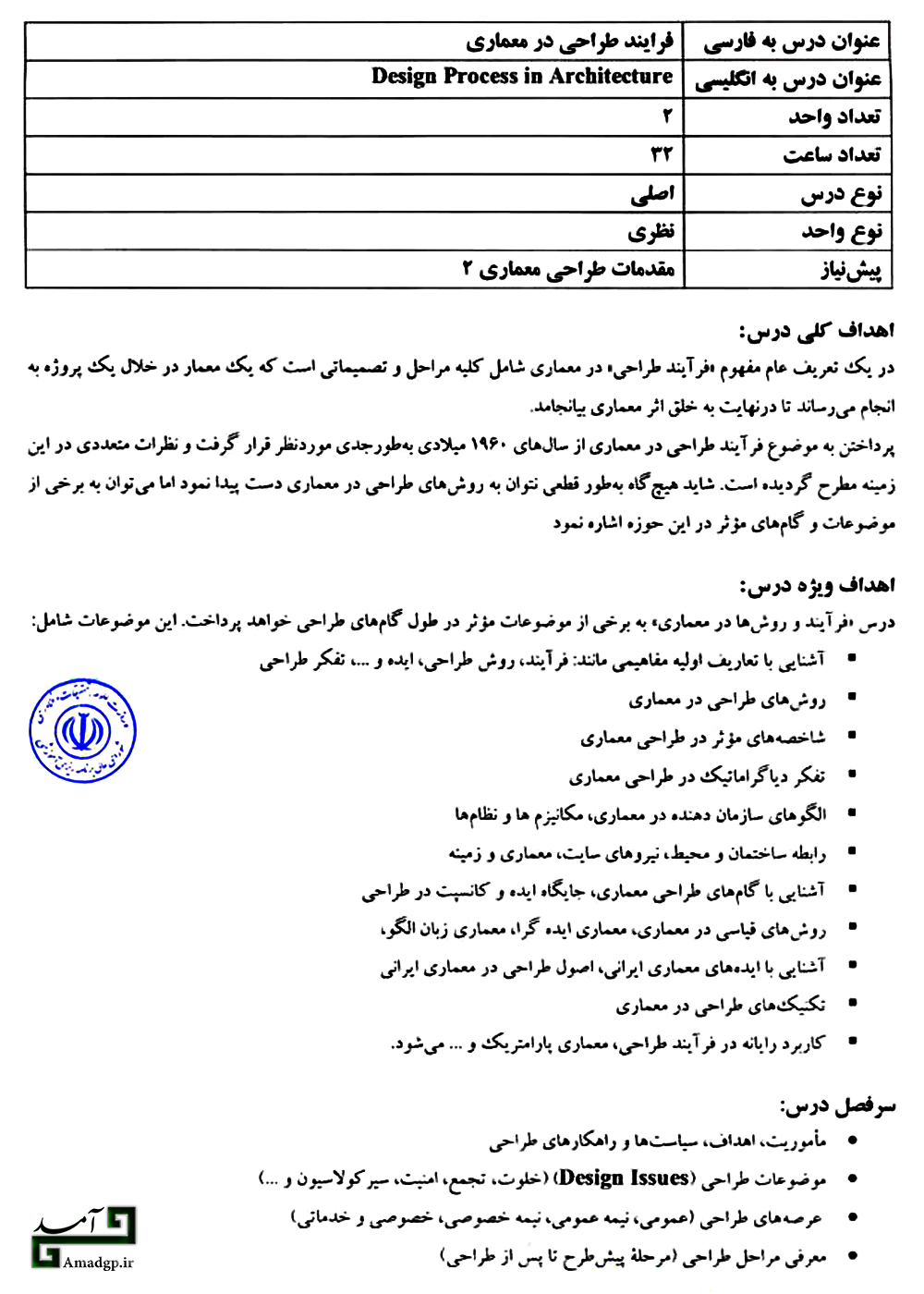 فرآیند طراحی معماری