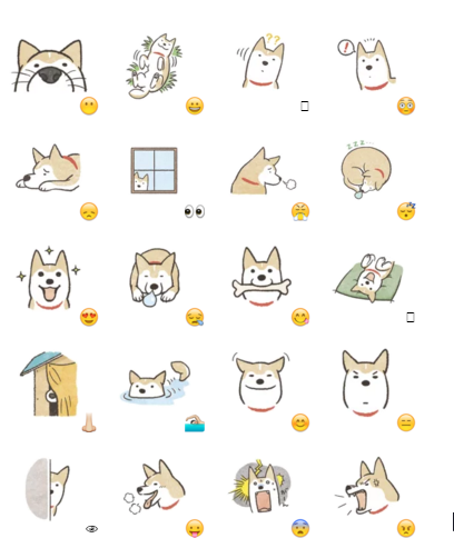 دانلود استیکر سگ برای تلگرام