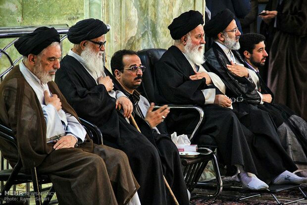 مراسم سالگرد رحلت امام خمینی در رواق امام خمینی مشهد