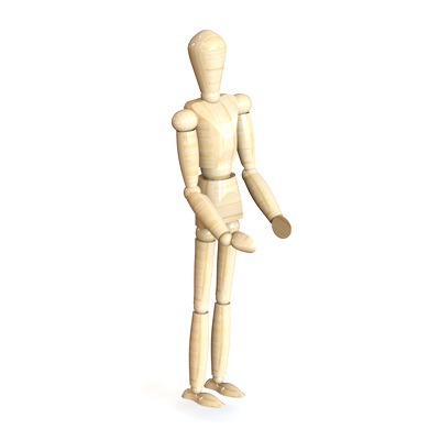 مدل سه بعدی سالیدورک، آدمک چوبی ارگونومی
