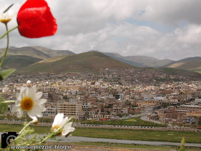 نمای از شهر زیبای سقز